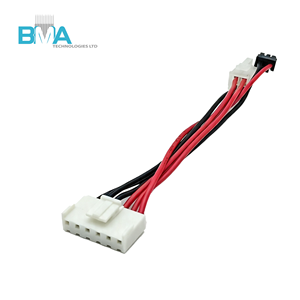 Câble de raccordement OEM en Y, faisceau de câbles JST 3.96mm 6 broches vers Molex 4.2mm 4 broches 3.0mm 3 broches, assemblage de câbles UL1007 18AWG pour équipement industriel - Product Image 1