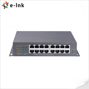 Commutateur PoE de gestion web avec 16 ports <span class=keywords><strong>TP</strong></span> 10/100M + 2 ports SFP 1000M - Product Image 1