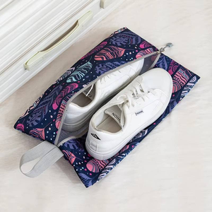 Lot de 4 cubes de rangement imprimés, imperméables, pour voyages, sacs organisateurs de vêtements pour valises, pochettes de rangement pour voyages - Product Image 4