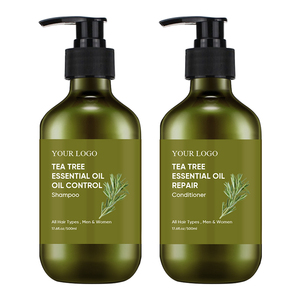 Sistema suave del acondicionador del champú de la <span class=keywords><strong>anticaspa</strong></span> del cabello natural del aceite del árbol del té de la etiqueta priva - Product Image 2
