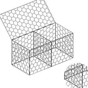 <span class=keywords><strong>Cage</strong></span> en gabion préfabriquée 2*1*1m Installation rapide Maille de pierre galvanisée pour la défense contre les inondations d'urgence - Product Image 1