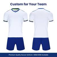 Camisetas de Fútbol Personalizadas, Sublimadas, de Malla de Poliéster, con Logotipo, Nombre y Número del Equipo, Camiseta de Fútbol OEM al por Mayor