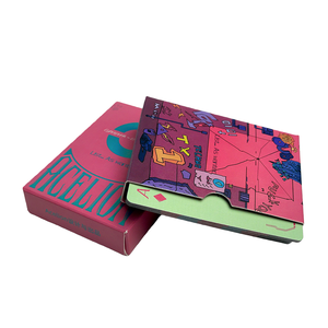 Jeu de cartes de poker personnalisé avec design personnalisé, imperméable, durable, 54 cartes de jeu en feuille rouge pour jeux adultes - Product Image 2