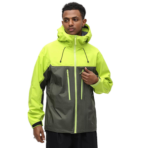 <span class=keywords><strong>Veste</strong></span> de randonnée sportive imperméable à 3 couches coupe-vent en gros, entièrement scellée, avec capuche, imperméable, pour les activités de plein air estivales - Product Image 4