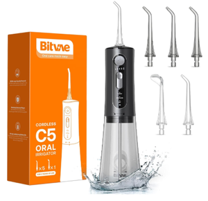 Stuzzicadenti filo d'acqua portatile cordless bocca doucher 300ML ricaricabile per irrigazione da viaggio - Product Image 1