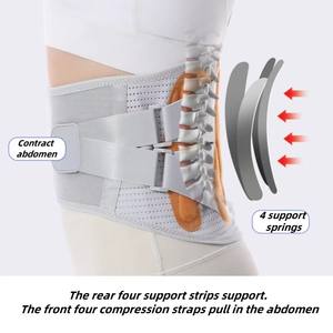 Penyangga Punggung untuk Nyeri Punggung Bawah, Penopang Lumbal Hernia Diskus, Sciatica, Arthritis Desain Bernapas yang Dapat Disesuaikan untuk Pria dan Wanita - Product Image 6