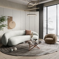 Chinesische Sofas im Modernen Stil, Foshan Qualitäts-Schaumstoff-Sofagarnitur, Wohnzimmermöbel, Moderner Luxus in Weiß