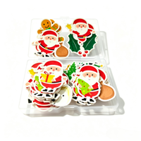 Papier de riz glutineux de Noël pour décoration de gâteaux, plats froids, desserts, pâtisseries, qualité alimentaire, moderne et simple