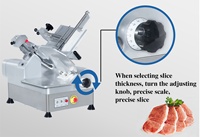 Trancheuse à viande professionnelle de haute qualité, neuve, automatique, pour la découpe de viande congelée, idéale pour la découpe de bœuf dans les restaurants