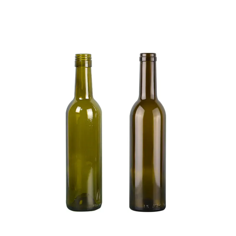 Tapón de rosca para botella de vino, tapón de rosca de 375ml, color verde antiguo, Burdeos