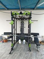 TT Flex Premium 3-en-1 : Rack de musculation multifonctionnel réglable avec Smith Machine pour exercices de bras, dos, jambes et abdominaux (capacité 70-120 kg)