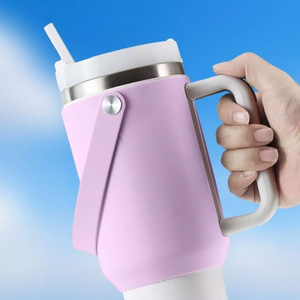 Soporte de funda de silicona YDS, manipulador de botellas para vaso de 40 oz, funda protectora de silicona con aislamiento al vacío - Product Image 5
