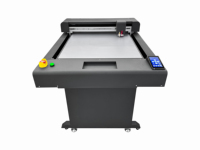 Flachbett-Schneideplotter Aufkleber-Etiketten-Schneidemaschine Plotter CCD-Kamera Schrittmotor Doppelkopf für Kartonherstellung