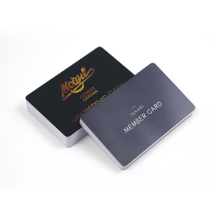 Tarjeta de Membresía de Plástico con Logotipo Dorado Estampado en Caliente, Tarjeta de Membresía de PVC Magnética - Product Image 2