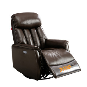 Electric Massage <b>Recliner</b> Genuine Leather Tilting Chair For Living Room And Bedroom Adults Hips Relief - Product Image 5