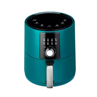 Friteuse à air numérique 6L en acier inoxydable, sans huile, pour rôtir, déshydrater, multifonction, usage domestique, hôtelier, appareil de qualité commerciale