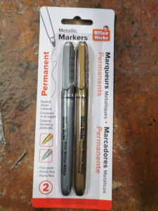 Altın ve gümüş metalik işaretleyici kalem s boyama kalemler için su geçirmez kalıcı boyalı işaretleme kalemi işaretleyici kalem öğrenci malzemeleri Craftwork sanat - Product Image 6