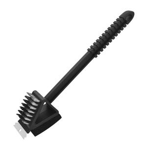 Ztc531 Brosse de nettoyage pour barbecue en acier inoxydable, manche long, durable, outil de nettoyage polyvalent pour barbecue - Product Image 4