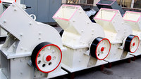 Concasseur de roche à marteaux Hongxing PC400x300 Rubble Master, capacité 5-150t/h, décharge réglable, multicolore, garantie 1 an