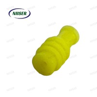 TE Connectivity 967067-2 MQS Joint d'étanchéité pour fil unique 0,9-1,4 mm en silicone jaune, usage industriel et automobile