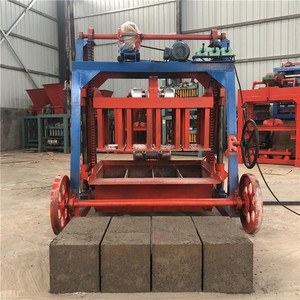 Di Động Tự Động Thủy Lực Giá Paver Xi Măng Bê Tông Rỗng Khối Làm Gạch Máy - Product Image 3