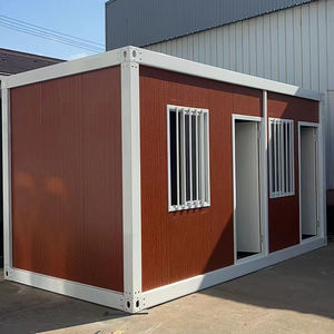 Contenedor de envío de carga conveniente, contenedor de estructura de acero portátil prefabricado móvil Modular, casa pequeña de bajo precio - Product Image 1