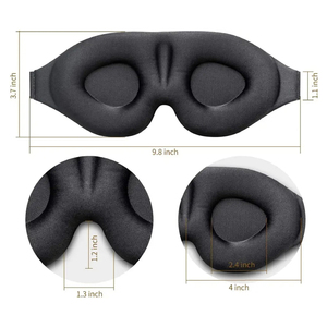 Masque <span class=keywords><strong>pour</strong></span> les <span class=keywords><strong>yeux</strong></span> de sommeil <span class=keywords><strong>pour</strong></span> femmes et hommes 3D Light Blocking Soft Comfort Concave Molded Night Eye Shade Cover - Product Image 5