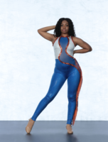 Tenue de scène personnalisable pour femme, uniforme de majorette, avec franges et sequins argentés, idéale pour la danse latine et le jazz