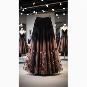 <span class=keywords><strong>Jupe</strong></span> midi imprimée de haute qualité pour femme, nouvelle collection automne 2026, <span class=keywords><strong>jupe</strong></span> <span class=keywords><strong>longue</strong></span> taille haute et élégante - Product Image 1