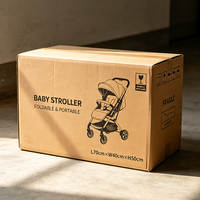 Boîte d'emballage personnalisée pour poussette de bébé, boîte en carton ondulé imperméable pour l'expédition d'équipements pour bébés