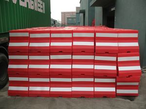 Barrera de trafico nouveau matériau barrière de trafic remplie d'eau barrière de route de circulation rotative en plastique - Product Image 4