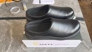 Chaussures <span class=keywords><strong>de</strong></span> travail antidérapantes pour femmes avec bout en plastique protecteur semelle extérieure en PU sandales <span class=keywords><strong>de</strong></span> sécurité pour usage en cuisine - Product Image 6