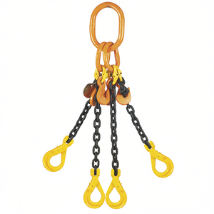 Ensemble de crochets de levage à 4 branches Fervi Chain Pendant, usage industriel lourd - Product Image 2