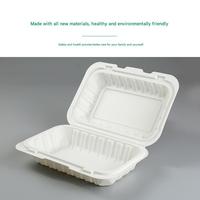 Contenant alimentaire de luxe personnalisé, jetable, biodégradable, en PP de qualité alimentaire + carbonate de calcium, compatible micro-ondes, isotherme, 30 oz, multi-usage