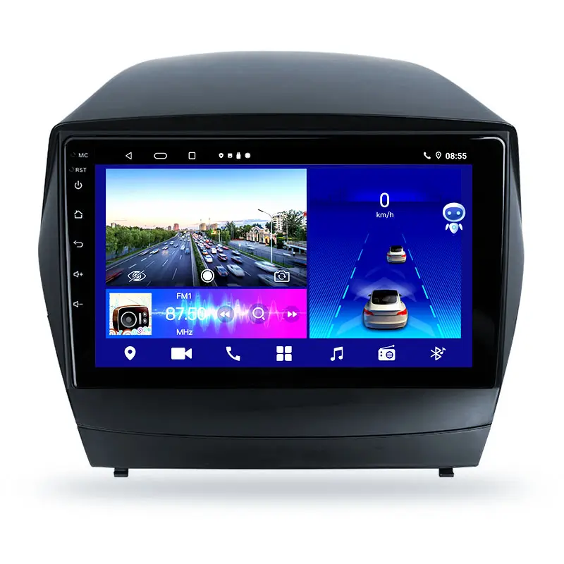 Android 10.0 Car DVD Player Đài Phát Thanh Với DSP Carplay Android Auto Adio GPS Navigation Cho Hyundai Tucson2 Ix35 2009 2010-2015