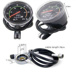 Compteur de <span class=keywords><strong>vitesse</strong></span> mécanique universel pour vélo, compteur de <span class=keywords><strong>vitesse</strong></span> pour VTT, compteur de <span class=keywords><strong>vitesse</strong></span> mécanique circulaire pour vélo - Product Image 2