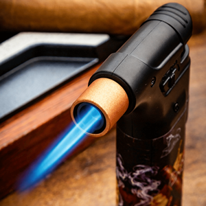 Accendino a Torcia Antivento per Sigari con Fiamma Regolabile e Blocco di Sicurezza per <span class=keywords><strong>Amanti</strong></span> dei Sigari - Vendita all'Ingrosso - Product Image 3