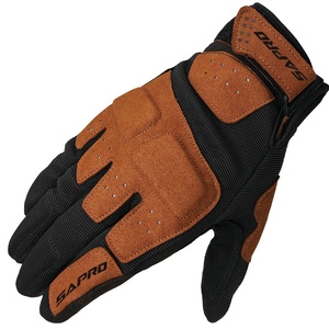 Gant en maille de moto fait de tissu extensible, en cuir synthétique, 4 pouces Gants d'équitation confortables et souples, pour randonnée urbaine - Product Image 2