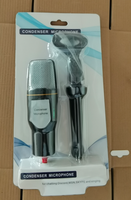 Voxfull 3.5MM Microphone Microphones à condensateur professionnels pour PC ordinateur portable Studio d'enregistrement chant jeu Streaming