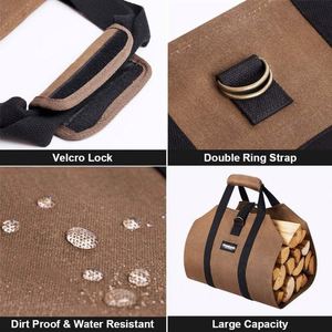 Bolsa de registro de muestra gratis, bolsa de almacenamiento de leña, bolsa de transporte de troncos, lona resistente de Vietnam para bolsa comprimida al vacío personalizada - Product Image 2