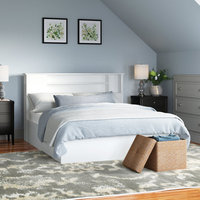 Modernes Hochwertiges Queensize-Bettgestell mit Aufbewahrungsschublade Holzpaneel-Stil Schlafzimmermöbel-Sets für Hotel Apartment Zuhause ISO9001 JMY
