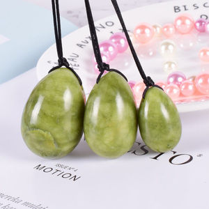 Naturale quarzo rosa Jade Gua Sha strumento di massaggio <span class=keywords><strong>Sexy</strong></span> divertente cristallo delle donne Yoni uovo Set viso e corpo massaggiatore - Product Image 5