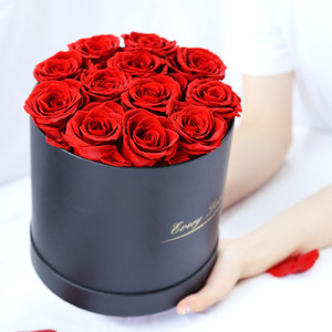 H05499 Gift box A grade flower wholesale 7 pcs eternal rose flower box preserved roses box