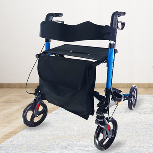 Andador Eléctrico Plegable y Ajustable para Adultos Mayores y Personas con Discapacidad, Plegado en un Segundo, Freno de Disco, Certificado CE, Aleación de Aluminio - Product Image 2