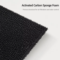 Filtre en éponge pour diffuseur d'huiles essentielles, purification de l'eau, neutralisation des odeurs, mousse de carbone élastique pour une diffusion de brume fine et uniforme