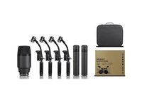 Ensemble de microphones à condensateur à diaphragme métallique professionnel TDS7-XLR, microphone pour instruments, pour l'enregistrement et les performances sur scène