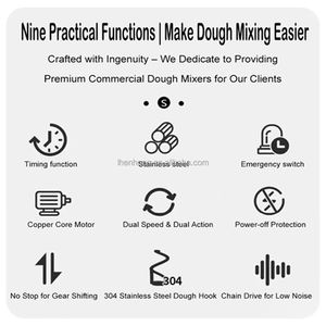 <span class=keywords><strong>Batidora</strong></span> Espiral Vertical Automática <span class=keywords><strong>KitchenAid</strong></span> <span class=keywords><strong>Artisan</strong></span> de 80L/33kg para Panaderías y Fábricas de Pasteles, Mezcladora de Pan al por Mayor - Product Image 2