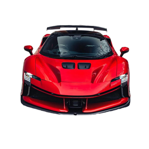 Per Ferrari SF90 Kit carrozzeria in fibra di carbonio SF90 aggiornato SF90FXX stile paraurti anteriore e posteriore gonna laterale Spoiler luci posteriori cofano - Product Image 1