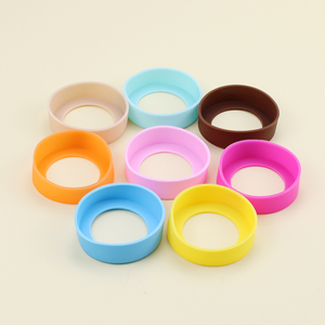 Silicone 12 16 18 21 24 OZ Soft Modern Water Bottle Cup Bottom Sleeve Protective <b>Cover</b> Bottle <b>Boot</b> - Product Image 2