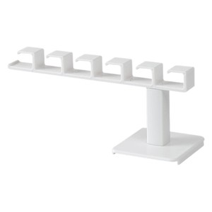 Porte-chapeaux mural Lei Te en plastique blanc avec ventouse pour rangement de placard, organisateur de casquettes, multi-usages, sans perçage - Product Image 5